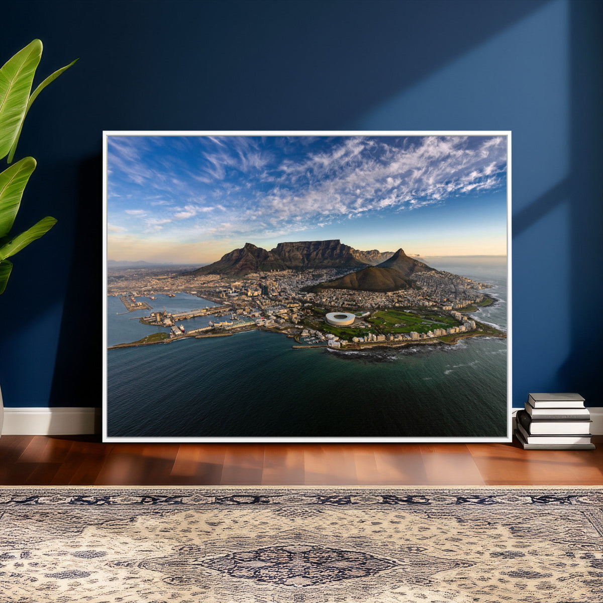 Cape Town Wall Art Canvas Print – Table Mountain Coastal