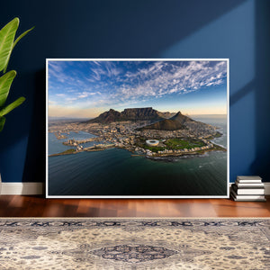 Cape Town Wall Art Canvas Print – Table Mountain Coastal