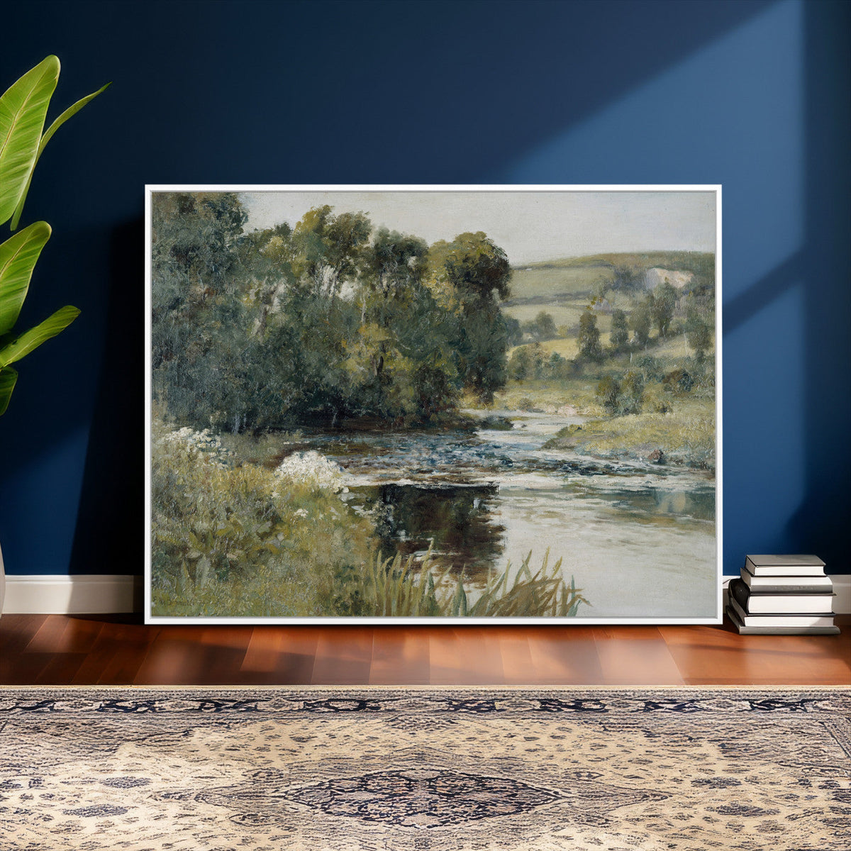 Streamside by Edward Mitchell Bannister Wall Art Canvas