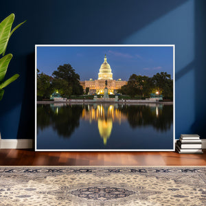 US Capitol Building Wall Art Canvas Print – Washington DC