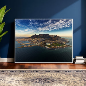 Cape Town Skyline Wall Art Canvas Print – Table Mountain