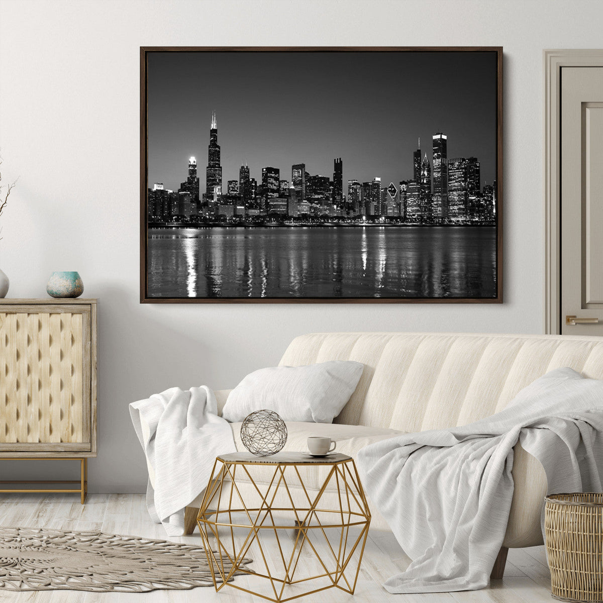 Chicago Wall Art Canvas Print