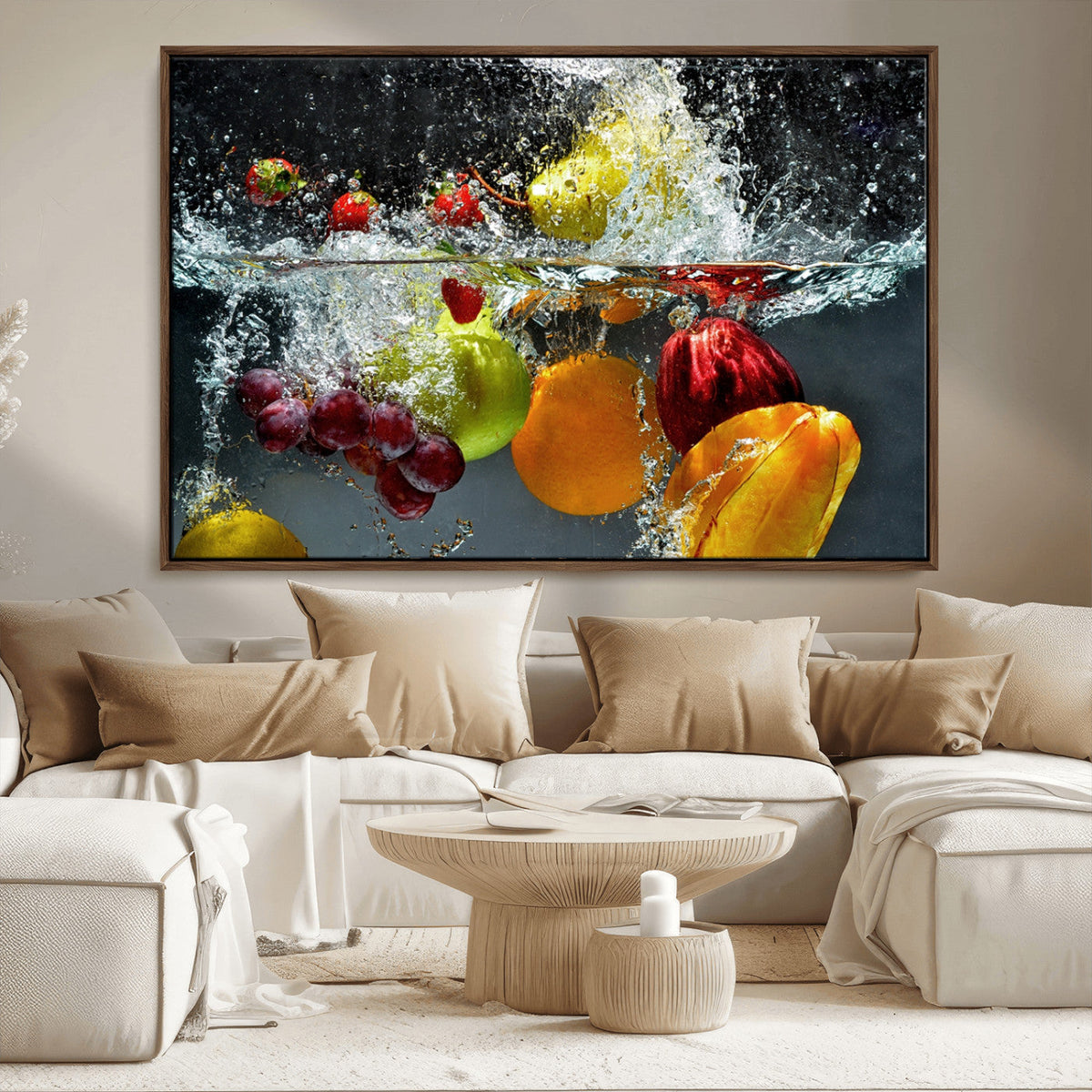 Kithen Vegetables World Wall Art Canvas Print