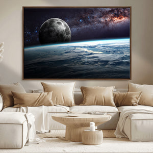 Space and Planet Canvas Print