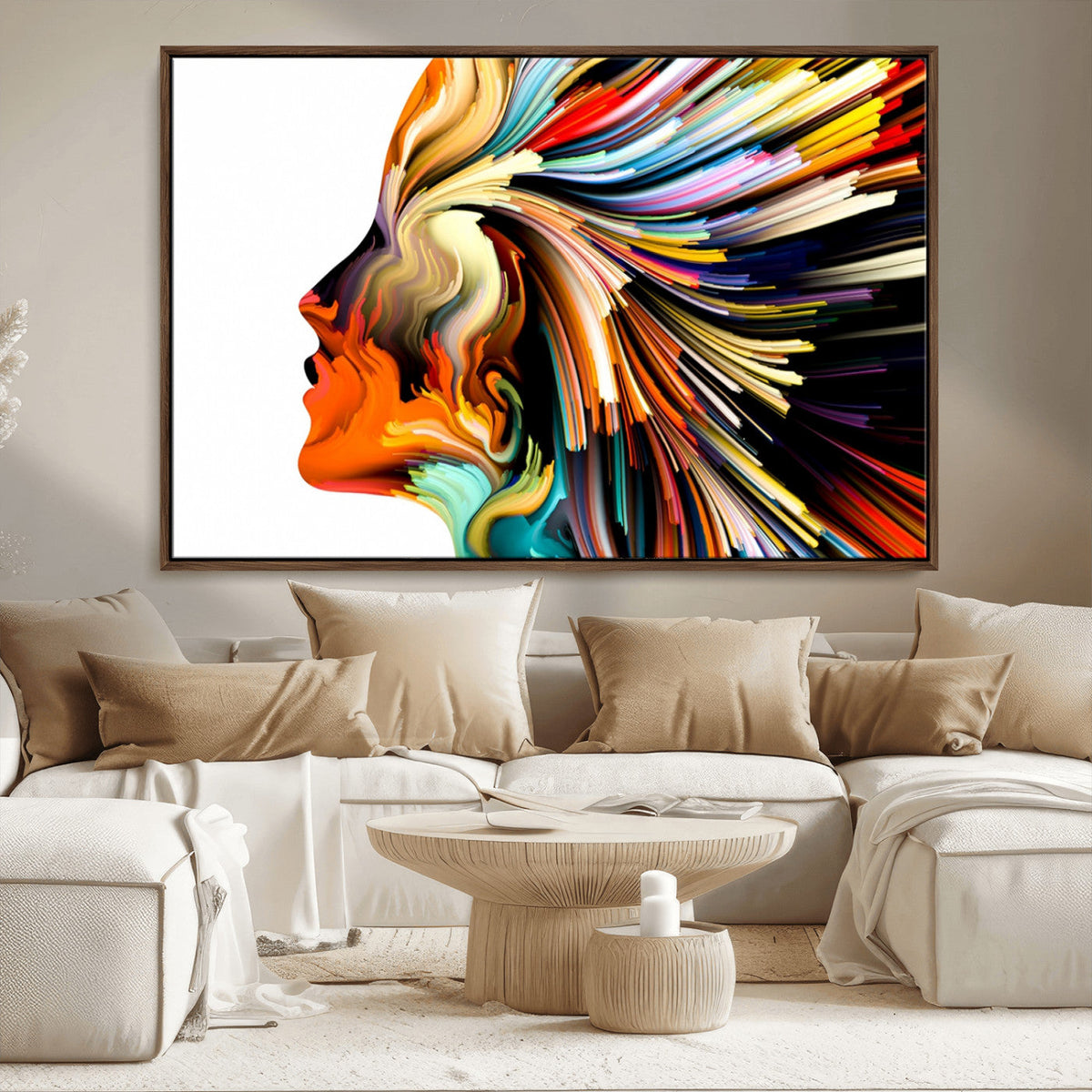 Profile Colors Canvas Print