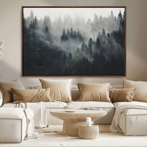 Nature Wall Decor - Serene Triptych Nature Print – Woodland