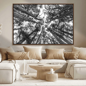 Trees Contemporary Art Canvas Print
