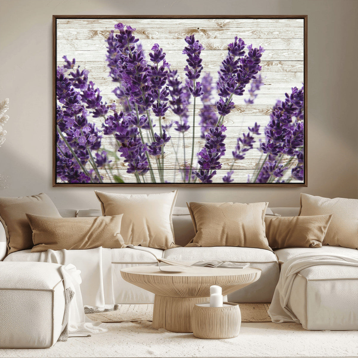 Lavender Herb Wall Art Canvas Print