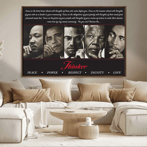 Thinkers of Wall Art Canvas Print - Inspirational Wall Art