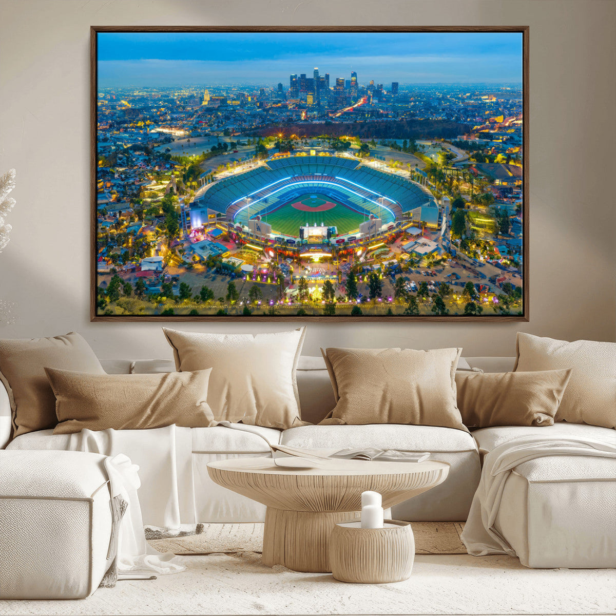Los Angeles Dodgers Wall Art Canvas, Dodger Stadium Wall Art