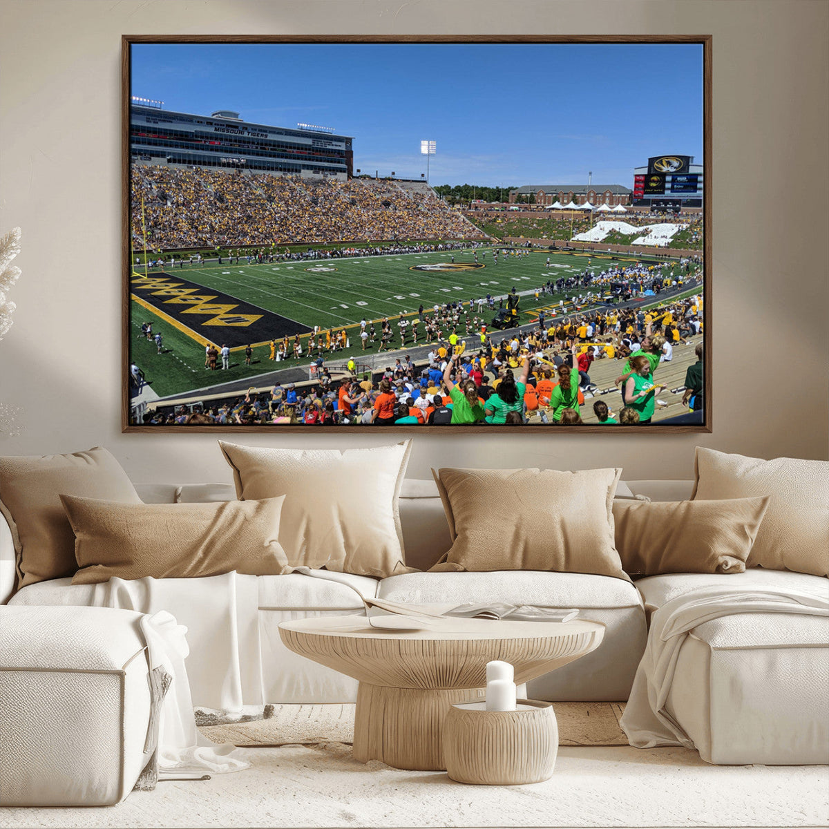 University of Missouri Tigers Football Team Print - Columbia