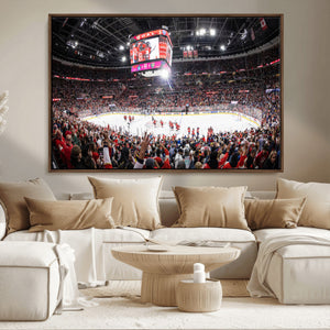 Amerant Bank Arena Wall Art Canvas Print - Basketball Arena