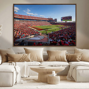 Florida Tampa Raymond James Stadium Wall Art Canvas Print -