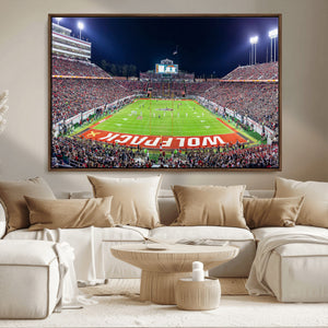 NC State Wolfpack Canvas Print - Raleigh Carter-Finley