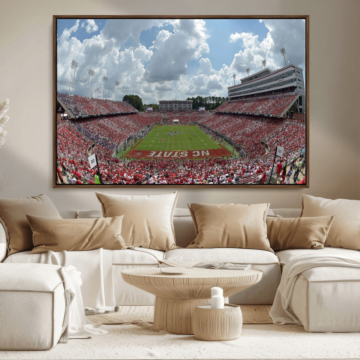 NC State Wolfpack Football Team Print Canvas- Raleigh