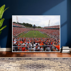 Virginia Cavaliers Football Team Print - Charlottesville Scott Stadium Print Wall Art Canvas