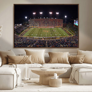 Demon Deacons Print Canvas, Football Team Print -