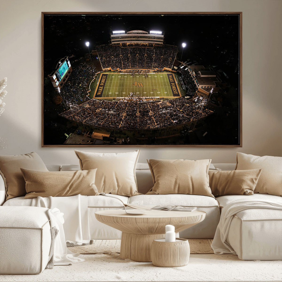 Wake Forest University Demon Deacons Canvas Printi, Football