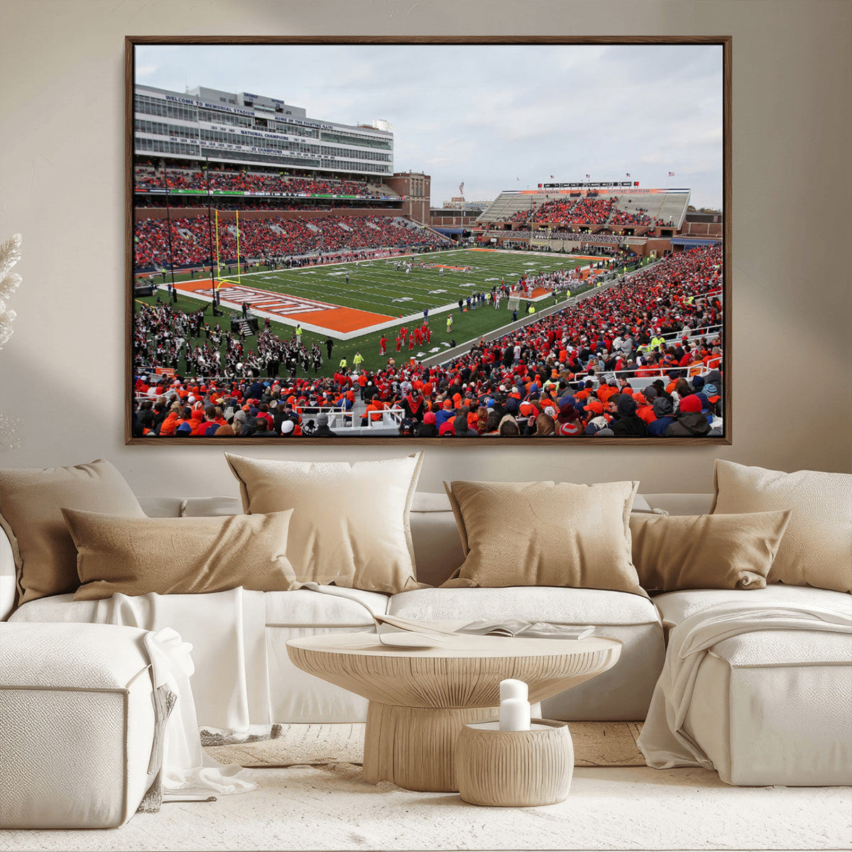 University of Illinois Fighting Illini Football Team Print -