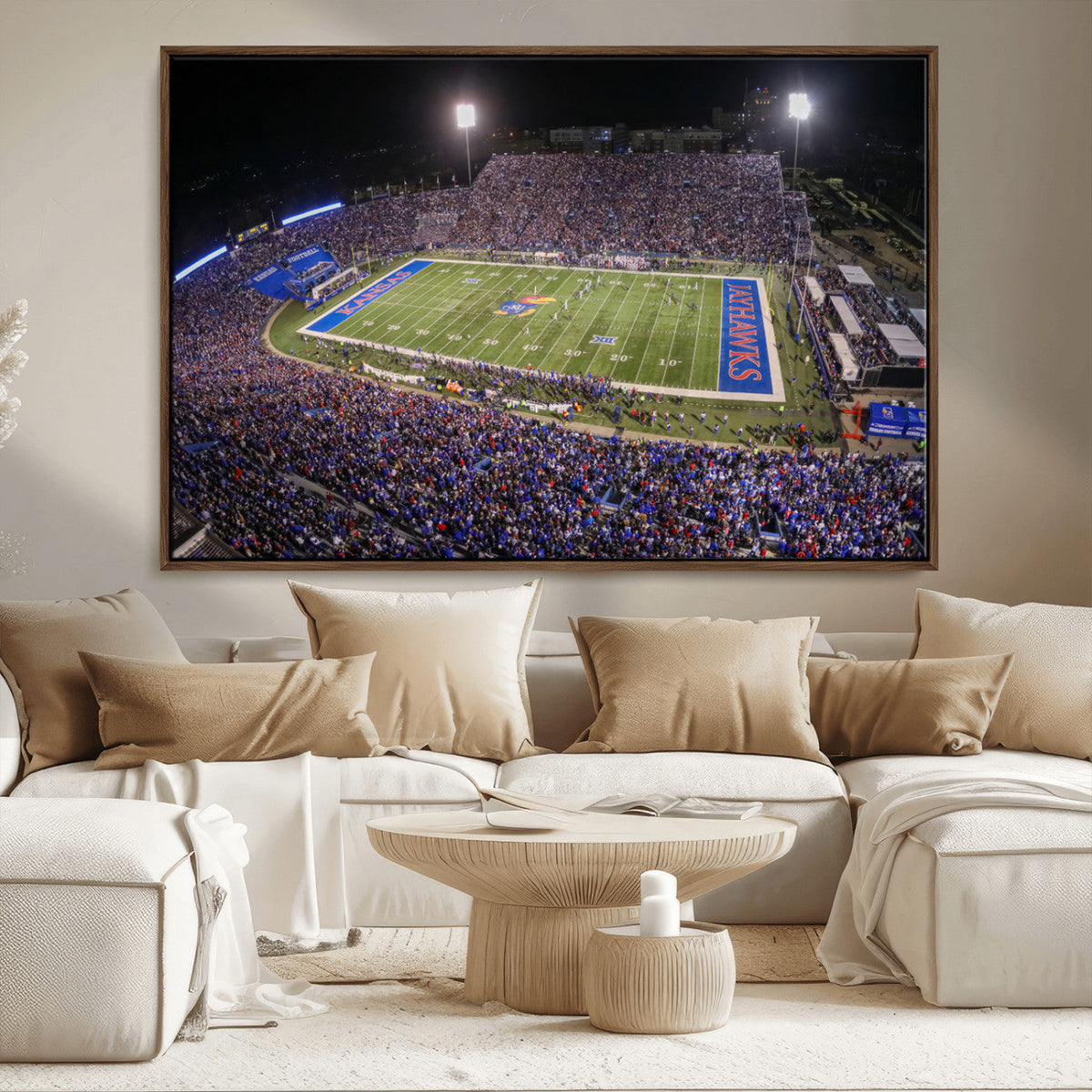 University of Kansas Jayhawks Football Team Print - Lawrence
