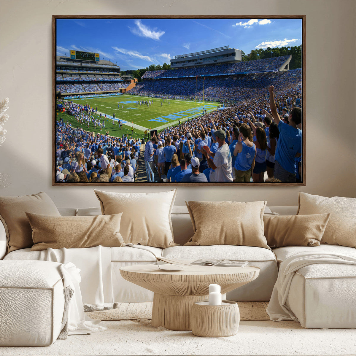 University of North Carolina Tar Heels Team Canvas Print -