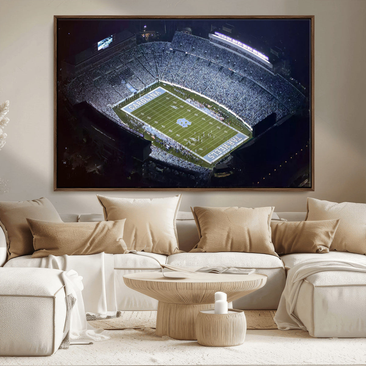 University of North Carolina Tar Heels Football Team Print -