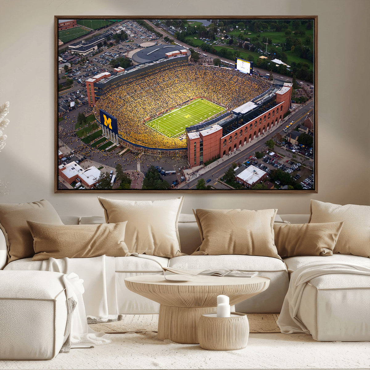 University of Michigan Wolverines Football Team Print - Ann