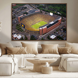 University of Michigan Wolverines Football Team Print - Ann