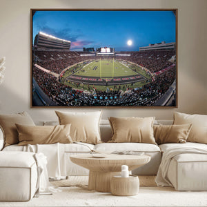 Texas Tech Red Raiders Canvas, Framed Football Team Print -