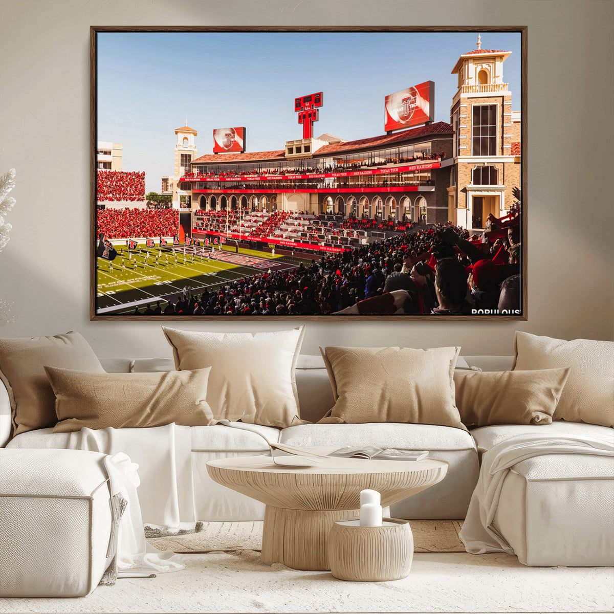 Jones AT&T Stadium Texas Tech Red Raiders Wall Art | Large