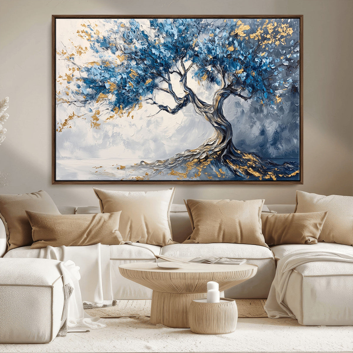Abstract Tree Painting Canvas Wall Art | Tree of Life