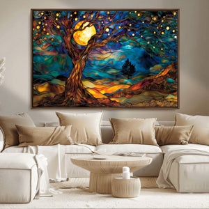 Tree of Life Wall Art - Yggdrasil Tree of Life Canvas Print