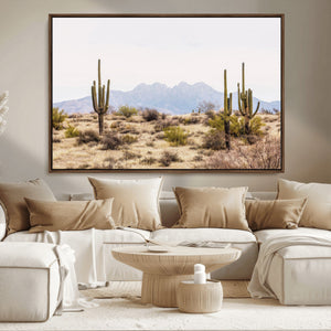 Arizona Desert Wall Art Print | Arizona Desert Canvas Print
