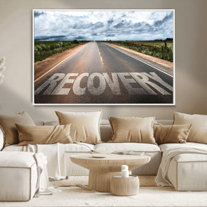 Recovery Road Wall Art Canvas Print