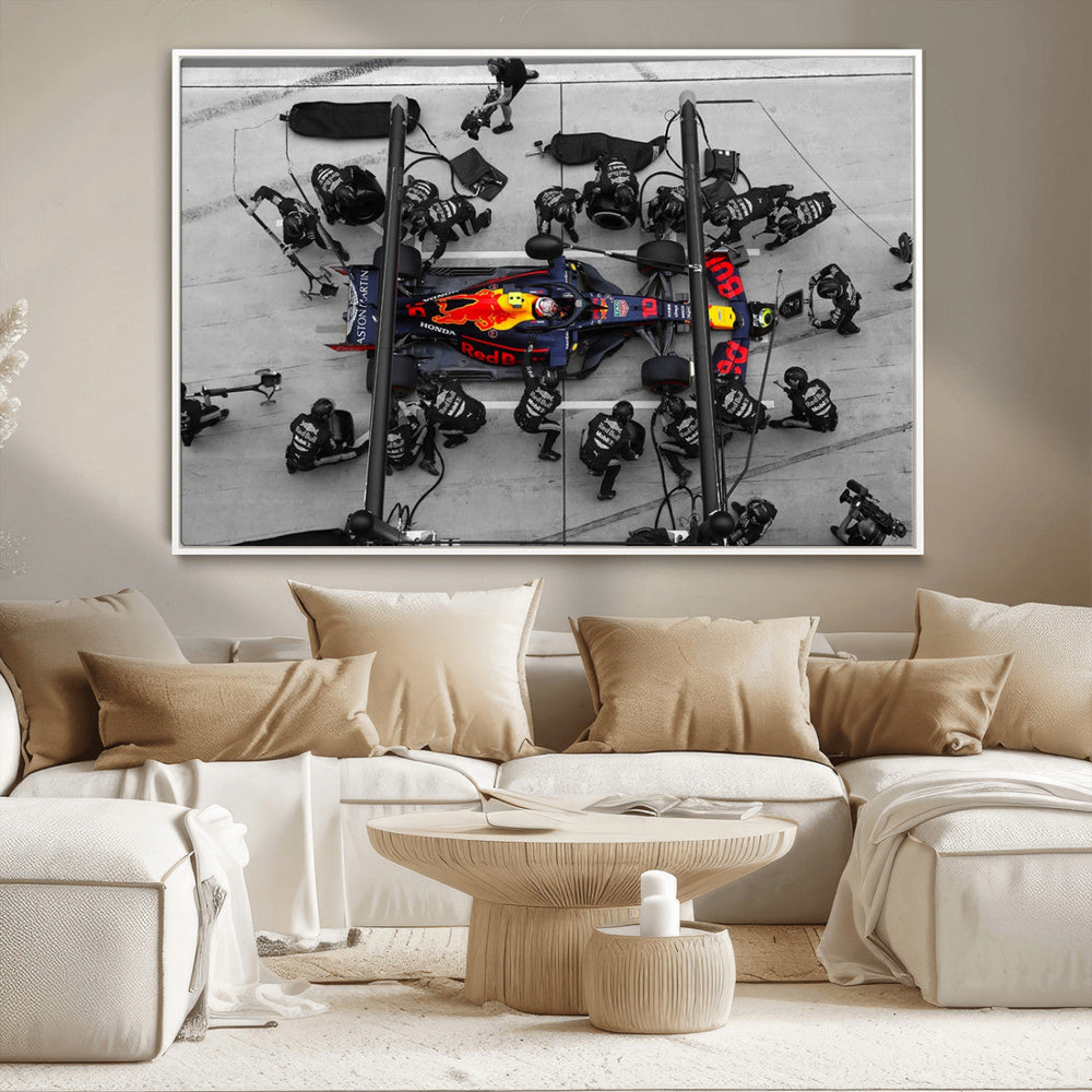 RedBull Formula 1 Canvas Wall Art Print