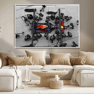 RedBull Formula 1 Canvas Wall Art Print