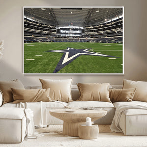 Dallas Cowboys Football Team Print - Arlington AT&T Stadium