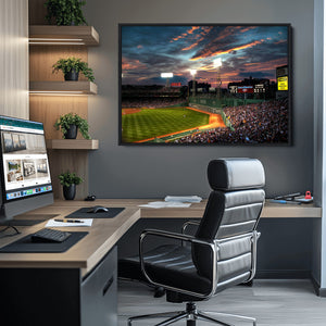 Fenway Park Wall Art Canvas Print | Large Baseball Stadium