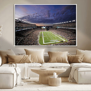 New England Patriots Football Team Print - Foxborough