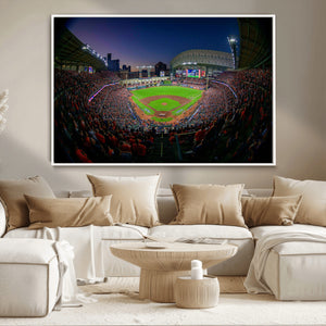 Houston Astros Baseball Print Canvas - Houston Minute Maid