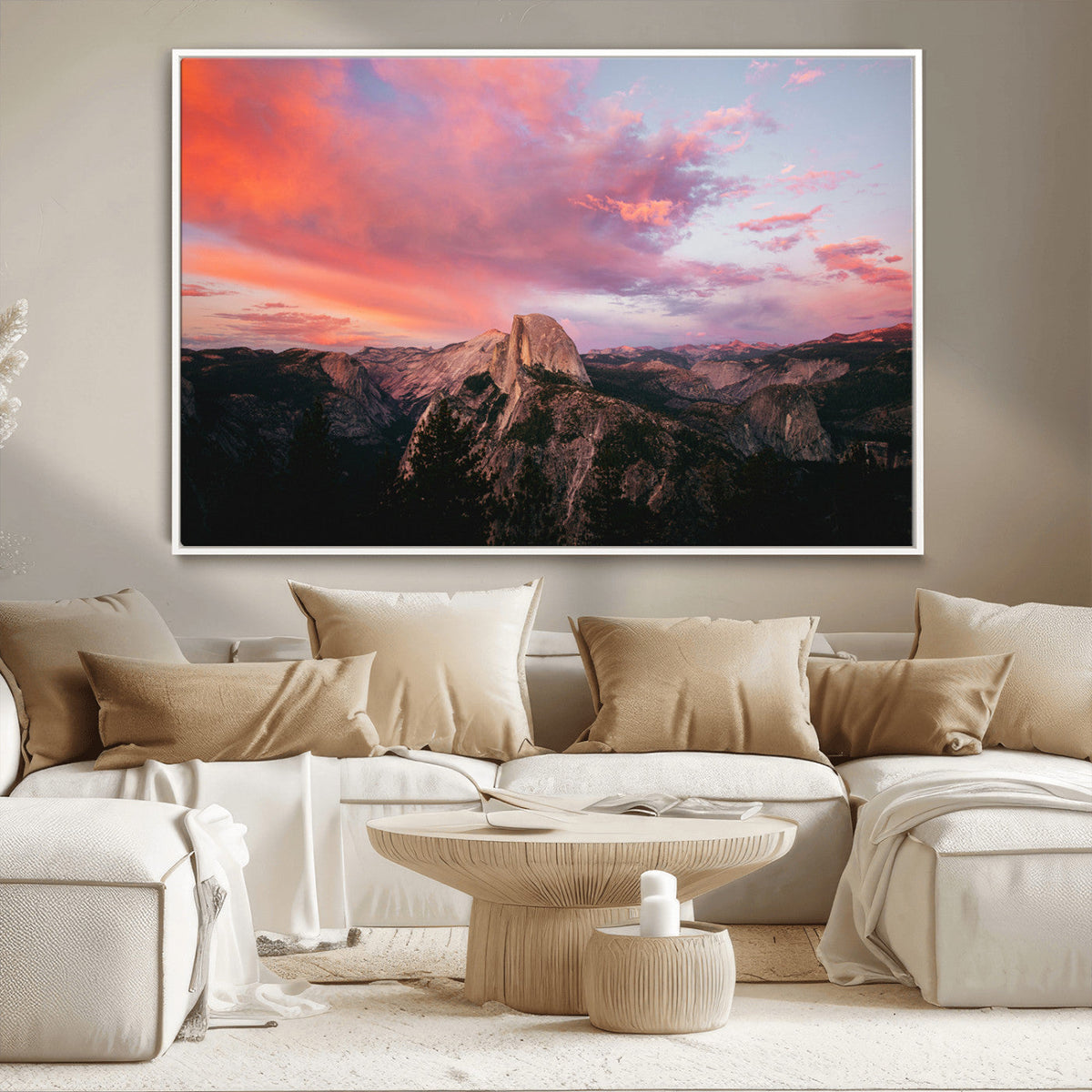 Half Dome Wall Art Canvas Print – Framed Yosemite National