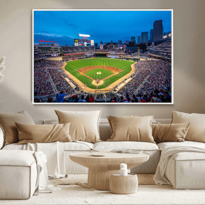 Target Field Stadium Wall Art Canvas Print – Minnesota Twins
