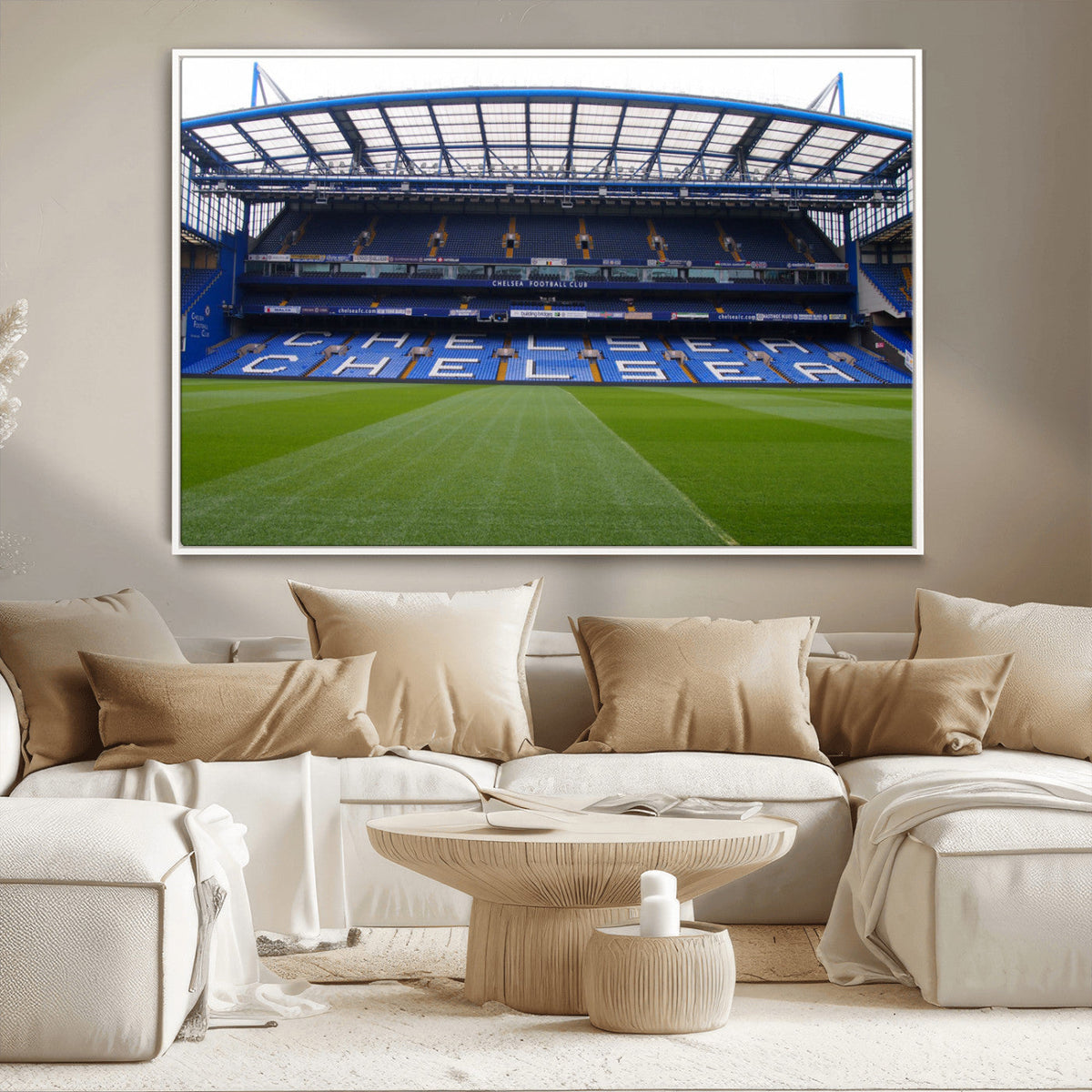Stamford Bridge Chelsea Football Stadium Canvas Wall Art