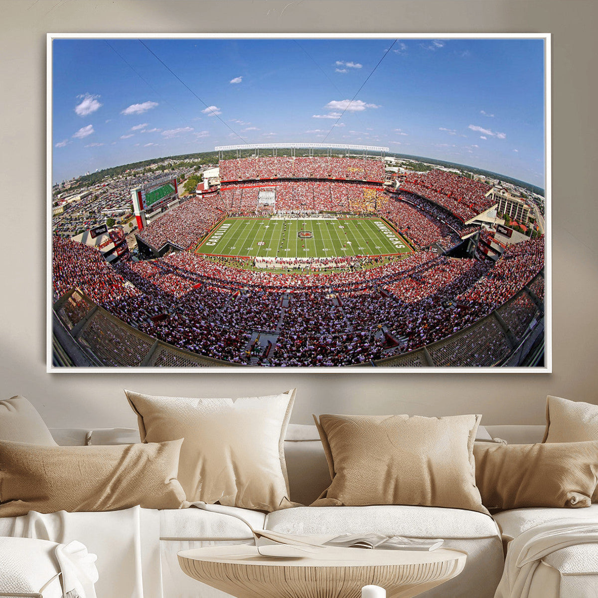 William Brice Stadium Wall Art Canvas Print – Stadium Crowd