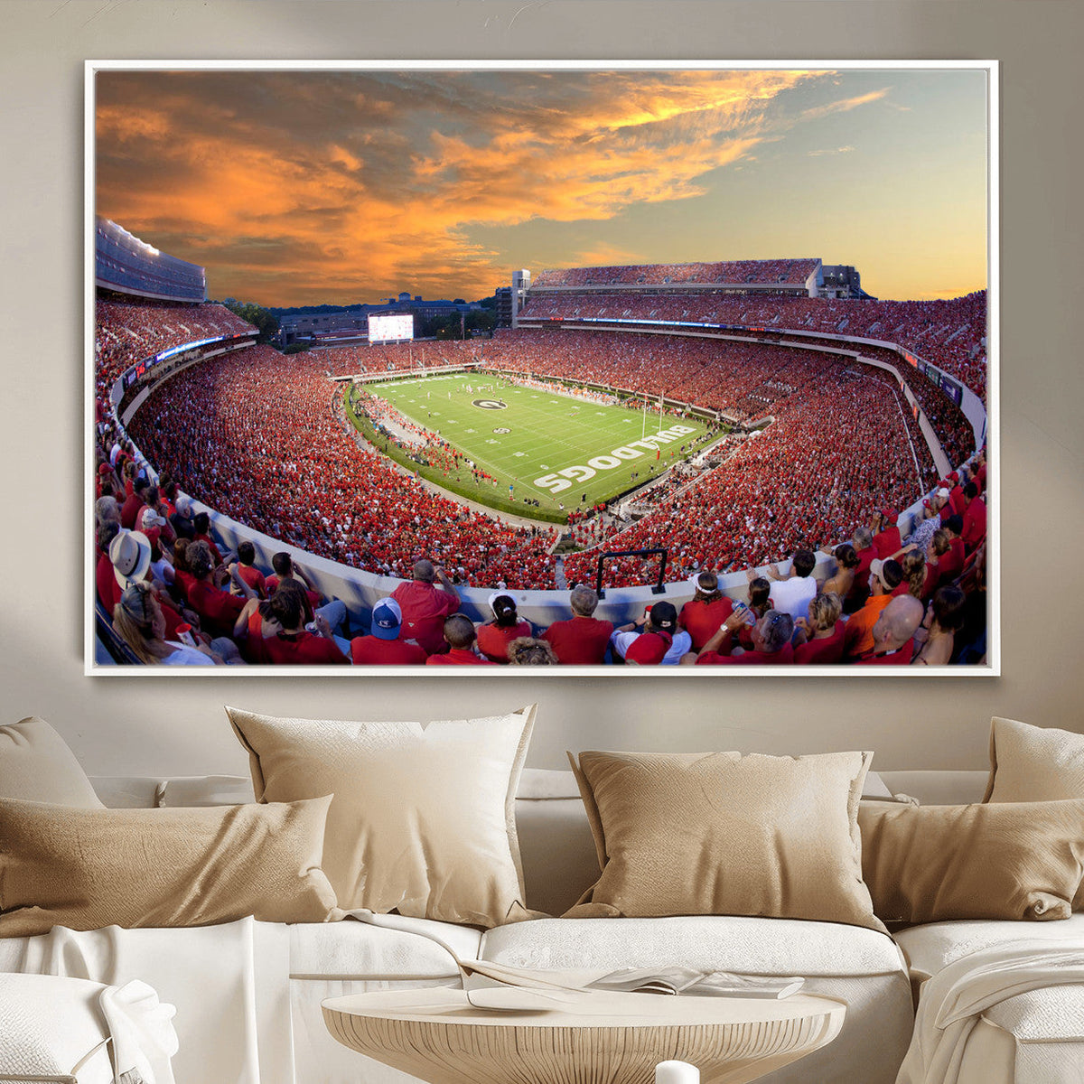 Dooley Stadium Wall Art, Sports Arena Canvas Print, Dooley