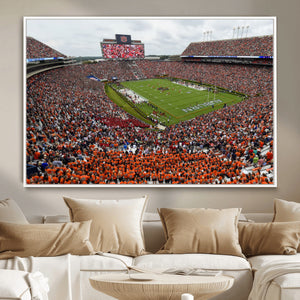 Jordan-Hare Stadium Wall Art Canvas Print, College Sports