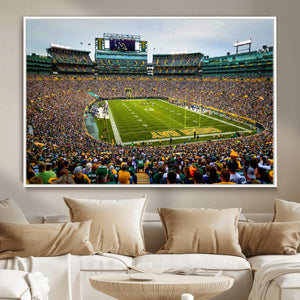 Green Bay Packers Lambeau Field Stadium Wall Art Canvas