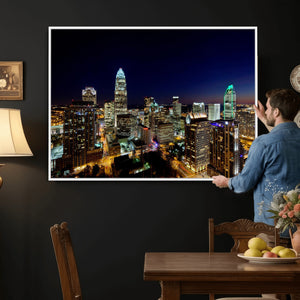 Atlanta Skyline Wall Art Canvas Print – Modern Cityscape