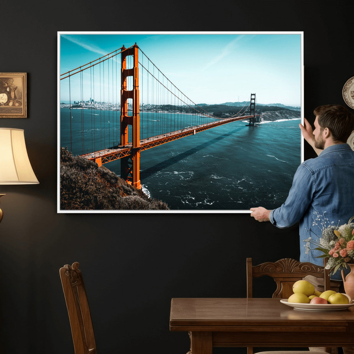 Golden Gate Bridge Wall Art Canvas Print – San Francisco