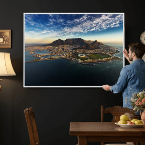 Cape Town Skyline Wall Art Canvas Print – Table Mountain